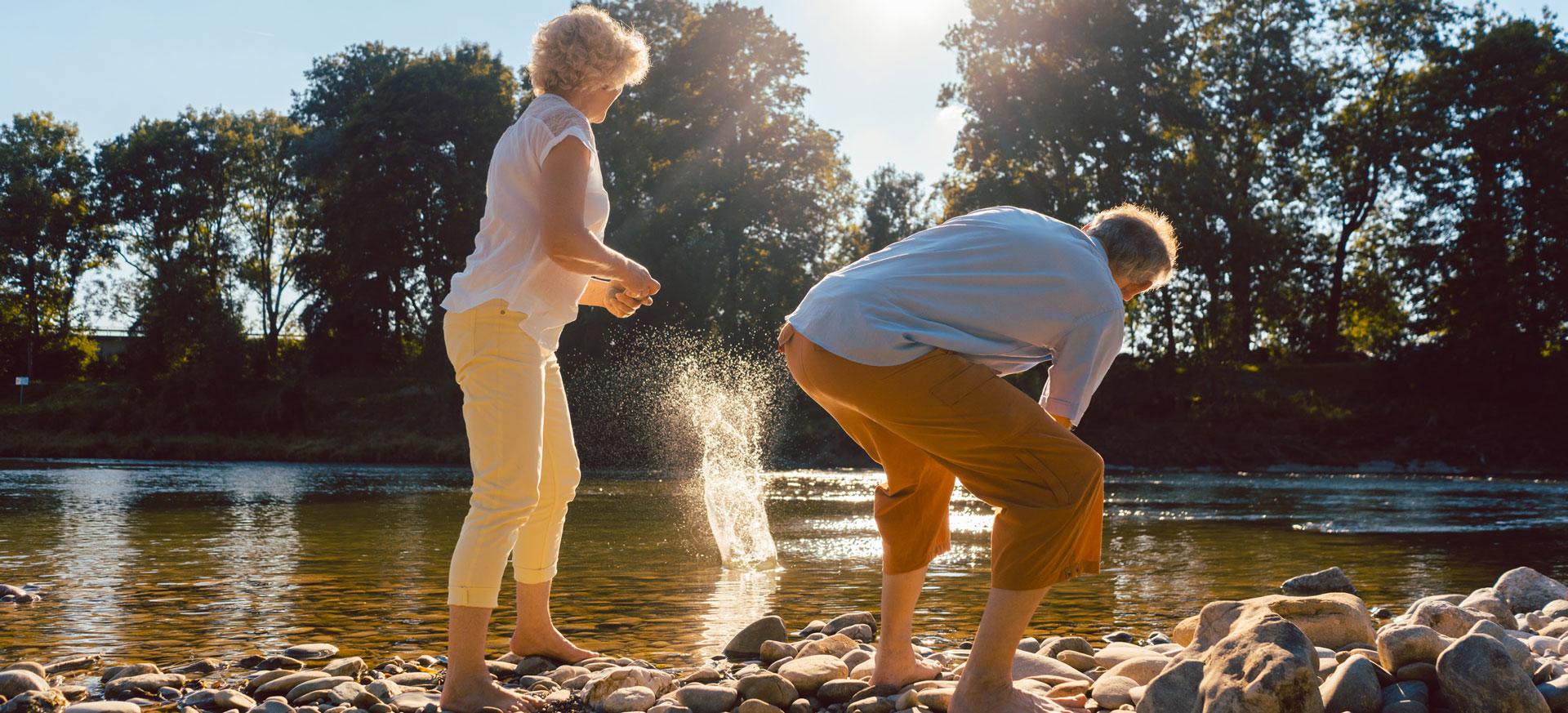 Gooi een steen in het water en kringen zullen zich vormen